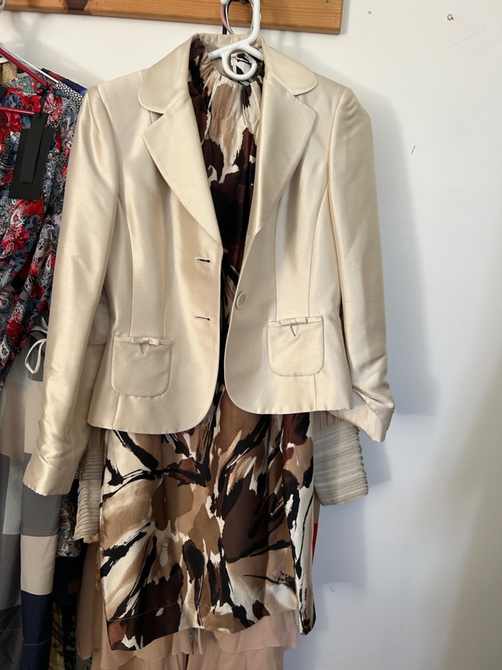 Silk Blazer And dress